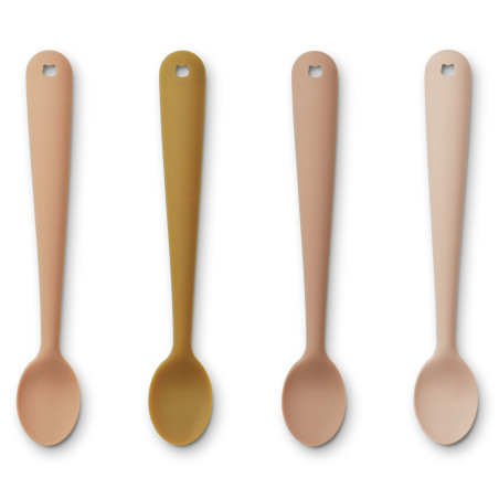 Lot de 4 cuillères Siv LIEWOOD, Tuscany Rose Mix