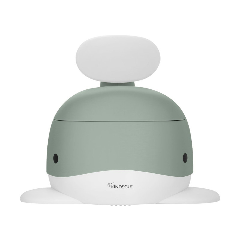 Pot d'apprentissage pour bébé Baleine KINDSGUT, Vert Pistache