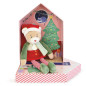 Peluche doudou farceur Ourse Cannelle et sa maisonnette DOUDOU ET COMPAGNIE