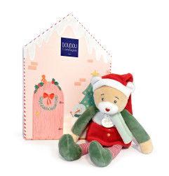 Peluche doudou farceur Ourse Cannelle et sa maisonnette DOUDOU ET COMPAGNIE