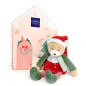 Peluche doudou farceur Ourse Cannelle et sa maisonnette DOUDOU ET COMPAGNIE