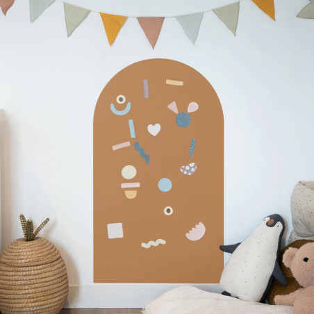 Tableau magnétique Arche Caramel FERFLEX et ses accessoires