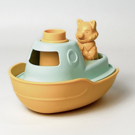 Mon Premier Bateau 2 en 1 LE JOUET SIMPLE, jaune