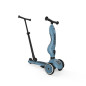 Trottinette évolutive 1 - 5 ans Highway Kick 1 SCOOT AND RIDE, bleu acier, avec canne de pousse Push and Go Trottinette évolutive 1 - 5 ans Highway Kick 1 SCOOT AND RIDE, bleu acier, avec canne de pousse Push and Go