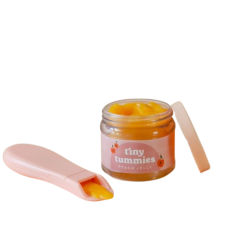 Petit pot et cuillère magique Compote de Pêche TINY HARLOW, pour poupée