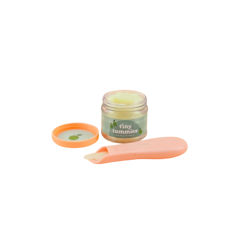 Petit pot et cuillère magique Compote de Pomme TINY HARLOW, pour poupée