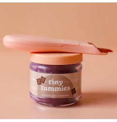 Petit pot et cuillère magique Chocolat TINY HARLOW, pour poupée