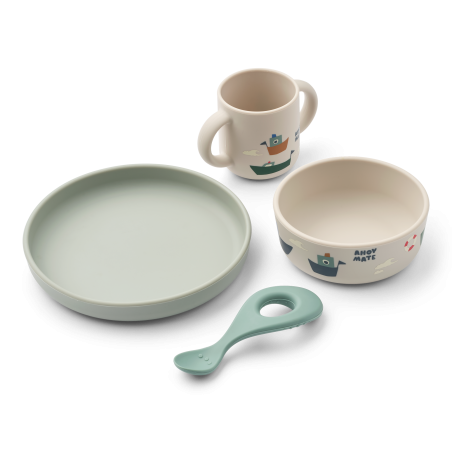 Coffret repas en silicone Vivi LIEWOOD, Sailing