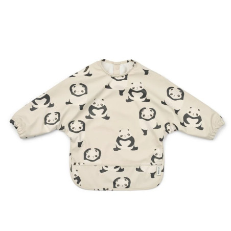 Bavoir à manches Merle LIEWOOD, Panda