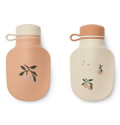 Lot de 2 gourdes à smoothies Lizzie LIEWOOD, Peach