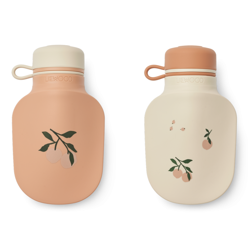 Lot de 2 gourdes à smoothies Lizzie LIEWOOD, Peach