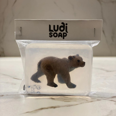 Savon artisanal LUDISOAP, figurine Ours