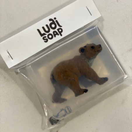 Savon artisanal LUDISOAP, figurine Ours