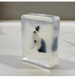 Savon artisanal LUDISOAP, figurine Chat