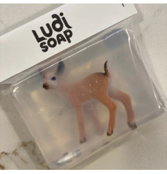 Savon artisanal LUDISOAP, figurine Faon