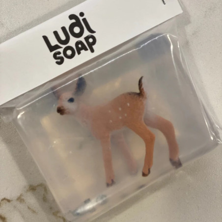 Savon artisanal LUDISOAP, figurine Faon