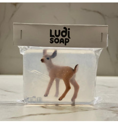 Savon artisanal LUDISOAP, figurine Faon
