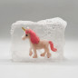 Savon artisanal LUDISOAP, figurine Licorne Rose