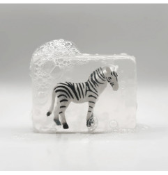 Savon artisanal LUDISOAP, figurine Zèbre
