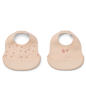 Lot de 2 bavoirs imprimés Ember LIEWOOD, Mini Butterfly Lot de 2 bavoirs imprimés Ember LIEWOOD, Mini Butterfly