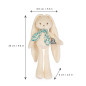 Pantin Lapin Crème KALOO, 25 cm