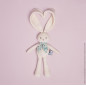Pantin Lapin Crème KALOO, 25 cm