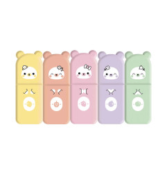 5 mini surligneurs JANOD