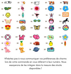 Charm pour personnalisation des accessoires PETIKIDS