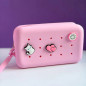Maxi trousse Rose clair PETIKIDS, personnalisable avec charms Maxi trousse Rose clair PETIKIDS, personnalisable avec charms