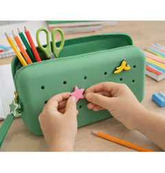 Maxi trousse Verte PETIKIDS, personnalisable avec charms