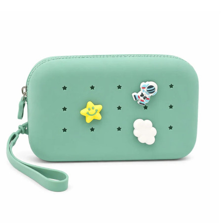 Maxi trousse Verte PETIKIDS, personnalisable avec charms