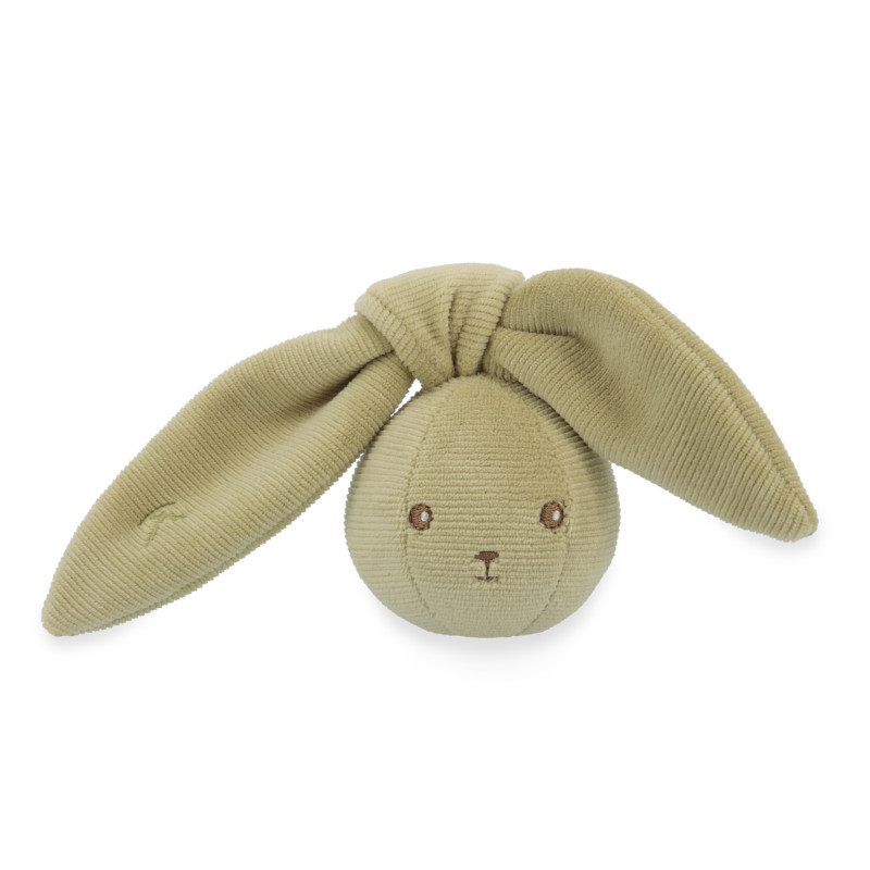 Balle hochet Lapin KALOO, vert amande