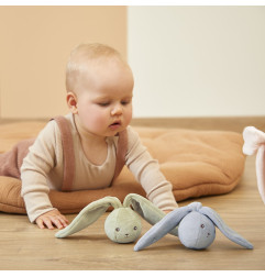 Balle hochet Lapin KALOO, vert amande