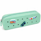 Trousse à crayons Vert d'eau PETITKIDS, personnalisable avec charms