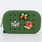 Pochette Kaki PETIKIDS, personnalisable avec charms