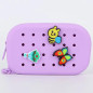 Pochette Mauve PETIKIDS, personnalisable avec charms