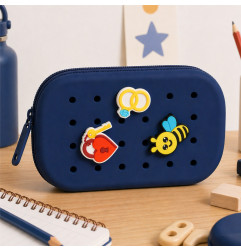 Pochette Bleu marine PETIKIDS, personnalisable avec charms