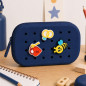 Pochette Bleu marine PETIKIDS, personnalisable avec charms Pochette Bleu marine PETIKIDS, personnalisable avec charms
