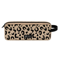 Trousse à crayons simple Zoé ZAKUW, Imprimé léopard Sauvage