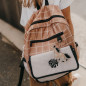 Sac à dos Noé ZAKUW imprimé carreaux Caramel, primaire Sac à dos Noé ZAKUW imprimé carreaux Caramel, primaire