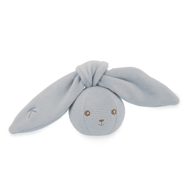 Balle hochet Lapin KALOO, bleu glacier Balle hochet Lapin KALOO, bleu glacier