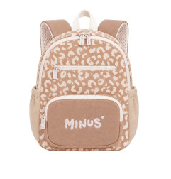 Sac à dos Milo ZAKUW imprimé léopard Fauve, maternelle