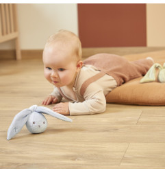 Balle hochet Lapin KALOO, bleu glacier