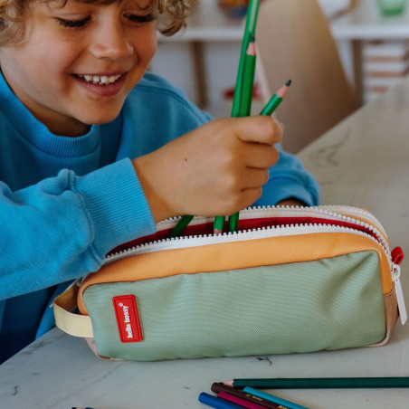 Trousse Mini Safari HELLO HOSSY, double compartiment