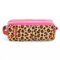 Trousse Léopard HELLO HOSSY, double compartiment Trousse Léopard HELLO HOSSY, double compartiment