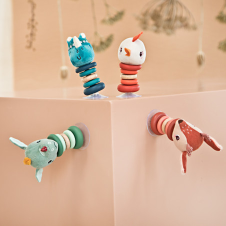 Hochet Swing à ventouse Paulette LILLIPUTIENS