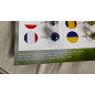 Set de 25 billes avec Drapeaux des Pays de la Coupe du Monde MARBLEFLAGS Set de 25 billes avec Drapeaux des Pays de la Coupe du Monde MARBLEFLAGS