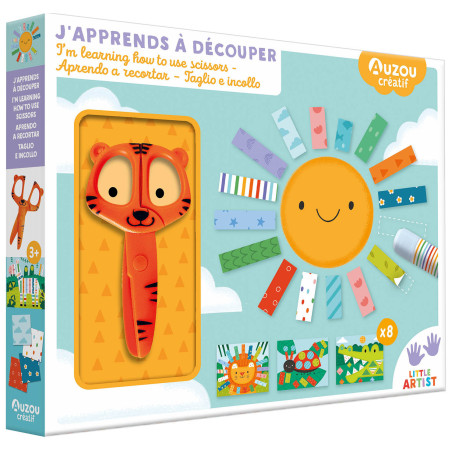 Mon coffret d'artiste J'Apprends à Découper AUZOU