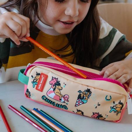 Trousse Unicorn HELLO HOSSY, double compartiment