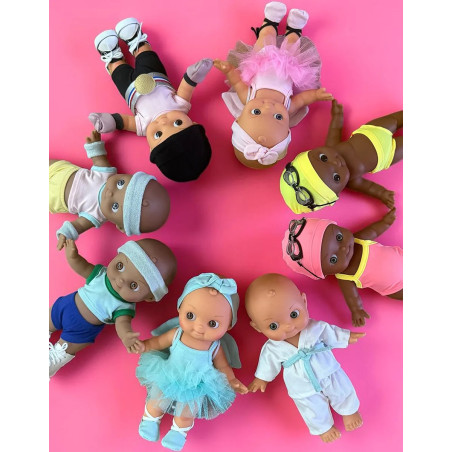 Poupon Zébulon Mini Pancha MINIKANE et son ensemble de judoka
